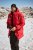 JAY-PI Warm Quilted Parka Dual Function Windproof and Water Repellent Red - Herren Jacken in großen Größen - Herren Jacken in großen Größen