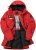 JAY-PI Warm Quilted Parka Dual Function Windproof and Water Repellent Red - Herren Jacken in großen Größen - Herren Jacken in großen Größen