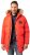 JP1880 Parka Quilted Faux Fur Hood Red - Herren jacken - Herren Jacken in großen Größen