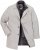 JP1880 Wool Blend Coat with Nylon Insert Grey - Herren jacken - Herren Jacken in großen Größen