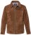 JP1880 Leather Jacket Genuine Cowhide Brown - Herren jacken - Herren Jacken in großen Größen