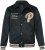 JP1880 Blouson Velour with Chest Embroidery Dark Green - Herren jacken - Herren Jacken in großen Größen