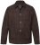 JP1880 Leather Jacket Goat Suede Shirt Collar Dark Brown - Herren jacken - Herren Jacken in großen Größen