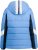 Ulla Popken HYPRAR Chevron Stripe Triple Function Quilted Fully Lined Ski Jacket Pastel Petrol - Jacken - 