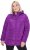 Ulla Popken Quilted Water Repellent Jacket Dark Purple - Jacken - 