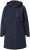 Ulla Popken Hooded with Zippered Pockets and Zippered Side Slits Jacket Navy - Jacken - 