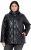 Ulla Popken Faux Leather Quilted Jacket Black - Jacken - Damenjacken in großen Größen