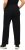 Ulla Popken Pull On Knit Straight Leg Pocket Pants Black - DAMENBEKLEIDUNG 40-66 - 