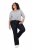 Ulla Popken Marie Fit Bootcut Stretch Jeans Dark Blue Denim - Ulla Popken - Ulla Popken Große Größen