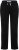 Ulla Popken Side Stripe Adjustable Drawstring Waist Joggers Black - Jeans & Hosen in Großen Größen – Plus Size Damenmode - 