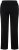 Ulla Popken Side Stripe Adjustable Drawstring Waist Joggers Black - Jeans & Hosen in Großen Größen – Plus Size Damenmode - 