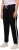Ulla Popken Side Stripe Adjustable Drawstring Waist Joggers Black - Jeans & Hosen in Großen Größen – Plus Size Damenmode - 
