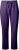 Ulla Popken Basic Drawstring Elastic Waist Cotton Blend Joggers Deep Violet - Jeans & Hosen in Großen Größen – Plus Size Damenmode - 