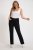 Ulla Popken Basic Mony Tapered Leg Stretch Pants Black - Jeans & Hosen in Großen Größen – Plus Size Damenmode - Jeans & Hosen, EU 42–70