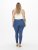Only Carmakoma Thunder Life Skinny Fit Jeans Blue Denim - Jeans & Hosen in Großen Größen – Plus Size Damenmode - 