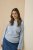 Kaffe Curve Jina Knit Pullover Powder Blue Melange - Strickpullover - 