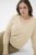 Kaffe Curve Lizzy Long Sleeve Pullover Feather Grey Melange - Strickpullover - 