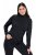 Ulla Popken Basic Long Sleeve Slim Fit Turtleneck Black - Hoodies & Sweatshirts - Kuschelige Sweatshirts & Strick