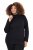 Ulla Popken Basic Long Sleeve Slim Fit Turtleneck Black - Hoodies & Sweatshirts - Kuschelige Sweatshirts & Strick