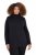 Ulla Popken Basic Long Sleeve Slim Fit Turtleneck Black - Hoodies & Sweatshirts - Kuschelige Sweatshirts & Strick