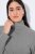 Ulla Popken Basic Long Sleeve Slim Fit Turtleneck Light Grey Melange - Hoodies & Sweatshirts - Kuschelige Sweatshirts & Strick