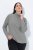 Ulla Popken Basic Long Sleeve Slim Fit Turtleneck Light Grey Melange - Hoodies & Sweatshirts - Kuschelige Sweatshirts & Strick