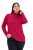 Ulla Popken Basic Long Sleeve Slim Fit Turtleneck Red - Hoodies & Sweatshirts - Kuschelige Sweatshirts & Strick