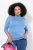 Ulla Popken Basic Long Sleeve Slim Fit Turtleneck Light Cornflower - Hoodies & Sweatshirts - Kuschelige Sweatshirts & Strick