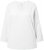 Ulla Popken Back To Basics V-Neck Relaxed Fit Cotton Tee Snow White - T-Shirts - T-Shirts für Damen