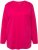 Ulla Popken Back To Basics V-Neck Relaxed Fit Cotton Tee Magenta Pink - T-Shirts - T-Shirts für Damen