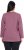 Ulla Popken Back To Basics V-Neck Relaxed Fit Cotton Tee Dark Rose - T-Shirts - T-Shirts für Damen