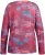 Ulla Popken Graphic Print Recycled Polyester Quick Dry Stretch Top Salsa Red - Bedruckte T-shirts für herren - 