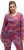 Ulla Popken Graphic Print Recycled Polyester Quick Dry Stretch Top Salsa Red - Bedruckte T-shirts für herren - 