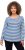 Ulla Popken Striped A-Line Long Sleeve Tee Cloud Blue - Ulla Popken - 