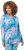 Ulla Popken Marble Ski Top with Gaiter Bright Turquoise - Bedruckte T-shirts für herren - 