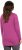 Ulla Popken Tie Hem Long Sleeve Graphic Tee Berry - Bedruckte T-shirts für herren - Bedruckte Damen-T-Shirts