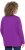 Ulla Popken Christmas Squirrel Long Sleeve Graphic Tee Dark Purple - Bedruckte T-shirts für herren - Bedruckte Damen-T-Shirts