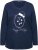 Ulla Popken Metallic Graphic Holiday Tee Navy - Bedruckte T-shirts für herren - Bedruckte Damen-T-Shirts