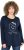 Ulla Popken Metallic Graphic Holiday Tee Navy - Bedruckte T-shirts für herren - Bedruckte Damen-T-Shirts