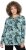 Ulla Popken Abstract Print Long Sleeve Tee Teal Green - Bedruckte T-shirts für herren - 
