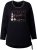 Ulla Popken Your Story Sequined Long Sleeve Tunic Tee Black - Bedruckte T-shirts für herren - Bedruckte Damen-T-Shirts