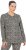 Ulla Popken Leopard Print Long Sleeve Ski Tee Black - Bedruckte T-shirts für herren - 