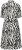 Kaffe Curve Alia Shirt Dress Black Chalk Animal - Midikleider - 