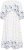 Kaffe Curve Rosa Midi Dress Blue Tones Border Flower - Kleider - 