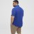 North Latitude Shirt Linen Cotton Short Sleeve Blue - Herrenhemden in großen Größen - Herrenhemden in großen Größen