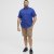 North Latitude Shirt Linen Cotton Short Sleeve Blue - Herrenhemden in großen Größen - Herrenhemden in großen Größen