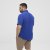 North Latitude Shirt Linen Cotton Short Sleeve Blue - Herrenhemden in großen Größen - Herrenhemden in großen Größen