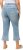 Ulla Popken Cropped Flared Eyelet Jeans Light Blue - Jeans & Hosen in Großen Größen – Plus Size Damenmode - Jeans & Hosen, EU 42–70