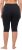 Ulla Popken Stretch Knit Bike Shorts Blue - Jeans & Hosen in Großen Größen – Plus Size Damenmode - Jeans & Hosen, EU 42–70