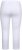Ulla Popken Basic Stretch Knit Capris White - Jeans & Hosen in Großen Größen – Plus Size Damenmode - Jeans & Hosen, EU 42–70